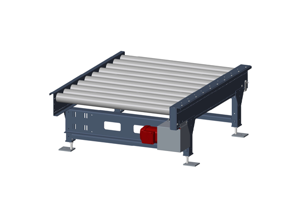 Straight roller conveyor
