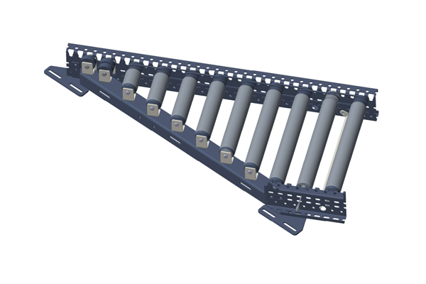 Hopper roller conveyor